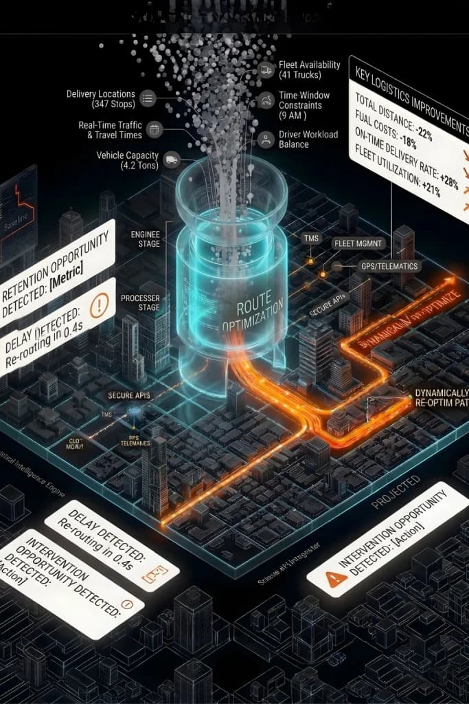 Reducing Logistics Costs Through Intelligent Route Optimization